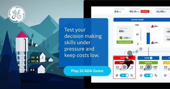 Water Town SCADA Game